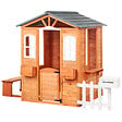BELIANI - Cabane de jardin pour enfants AMPELIKO Bois de sapin Marron - vignette