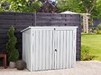 BELIANI - Abri de jardin MOENA 158 cm 96 cm Gris clair - vignette