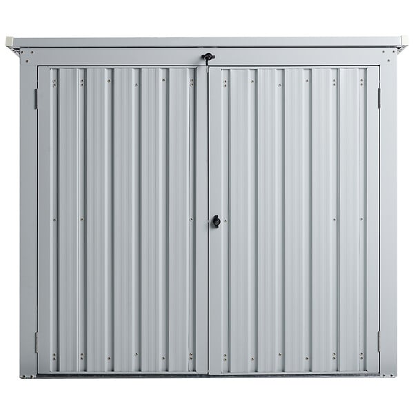 BELIANI - Abri de jardin MOENA 158 cm 96 cm Gris clair - large
