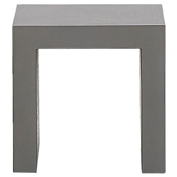 BELIANI - Lot de 2 chaises de jardin TARANTO Béton Gris - large
