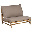 BELIANI - Chaise de jardin TODI Bambou Taupe - vignette
