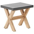 BELIANI - Tabouret de jardin OLBIA Béton Gris - vignette