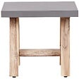 BELIANI - Tabouret de jardin TONNARE Gris - vignette