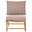 BELIANI - Section de jardin 1 place CERRETO Bambou Taupe - vignette