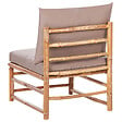 BELIANI - Section de jardin 1 place CERRETO Bambou Taupe - vignette