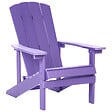 BELIANI - Chaise de jardin ADIRONDACK Pourpre - vignette