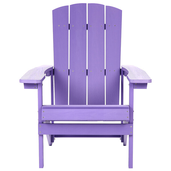 BELIANI - Chaise de jardin ADIRONDACK Pourpre - large