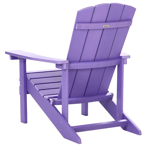 BELIANI - Chaise de jardin ADIRONDACK Pourpre - large