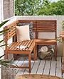 BELIANI - Section de jardin 1 place TREIA Acacia Marron - vignette
