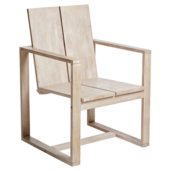BELIANI - Lot de 2 chaises de jardin avec coussins AZZANELLO Acacia Blanc cassé - large