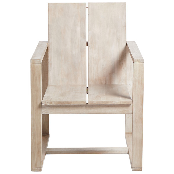 BELIANI - Lot de 2 chaises de jardin avec coussins AZZANELLO Acacia Blanc cassé - large