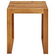 BELIANI - Lot de 2 tabourets de jardin BELLANO Acacia Marron - vignette