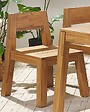 BELIANI - Chaise de jardin LIVORNO Acacia Marron - vignette