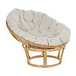 BELIANI - Chaise de jardin SALVO Rotin Naturel - vignette