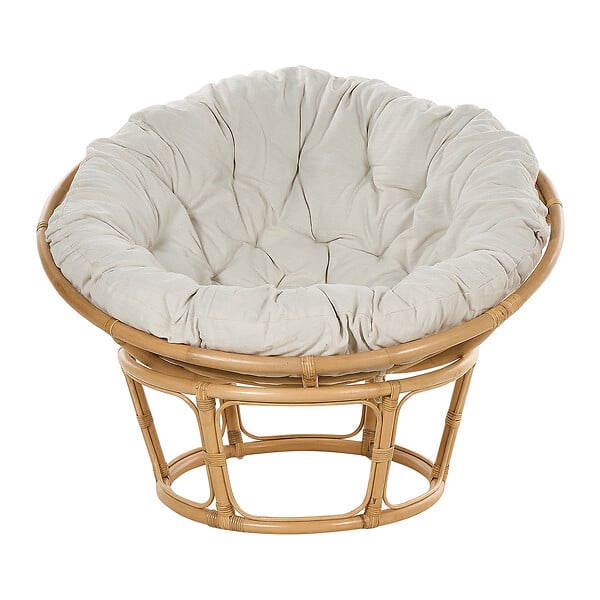 BELIANI - Chaise de jardin SALVO Rotin Naturel - large