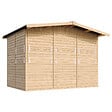 TIMBELA - TIMBELA M150B - Maison de jardin en bois - Grand stand de vendeur avec comptoir - H232 x L336x l263 cm/6 m² - vignette