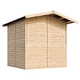 TIMBELA - TIMBELA M149 - Maison de jardin en bois - Grand stand de vendeur avec comptoir - H232 x L263 x l253 cm / 4 m² - vignette