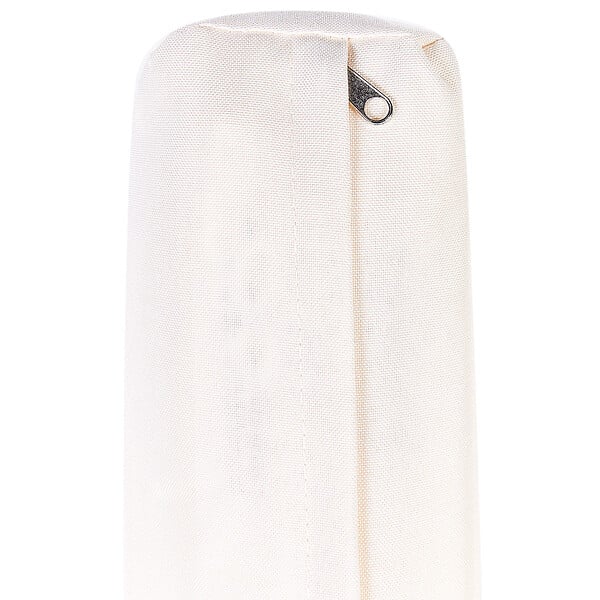 BELIANI - Ottoman de jardin CERRETO Bambou Blanc cassé - large