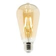 ZENITECH - Lot de 2 ampoules déco filament LED ambrée 4W E27 - Elexity - vignette