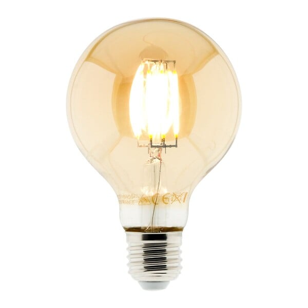ZENITECH - Lot de 2 ampoules déco filament LED ambrée 6W E27 - Elexity - large