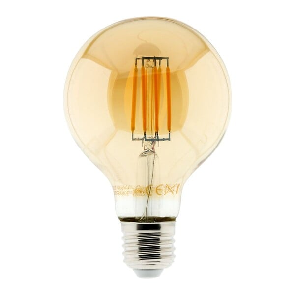 ZENITECH - Lot de 2 ampoules déco filament LED ambrée 6W E27 - Elexity - large
