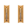 OTIO - Lot de 2 thermomètres classiques à alcool - Otio - vignette