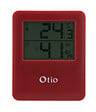 OTIO - Lot de 2 thermomètres hygromètres magnétiques LCD - Bordeaux - Otio - vignette