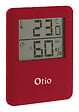 OTIO - Lot de 2 thermomètres hygromètres magnétiques LCD - Bordeaux - Otio - vignette