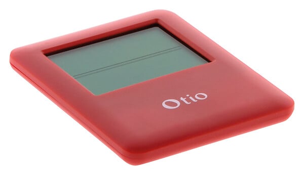 OTIO - Lot de 2 thermomètres hygromètres magnétiques LCD - Bordeaux - Otio - large