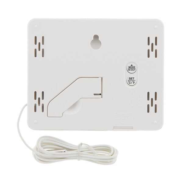 OTIO - Lot de 2 thermomètres intérieur extérieur filaires Blanc - Otio - large