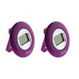 OTIO - Lot de 2 thermomètres intérieurs LCD - Violet - Otio - vignette