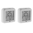 OTIO - Lot de 2 thermomètres hygromètres intérieur + capteur - Blanc - Otio - vignette