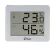 OTIO - Lot de 2 thermomètres hygromètres Blanc - écran LCD - Otio - vignette