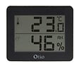 OTIO - Lot de 2 thermomètres hygromètres Noir - écran LCD - Otio - vignette