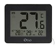 OTIO - Lot de 2 thermomètres intérieur extérieur filaires Noir - Otio - vignette