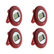 OTIO - Lot de 2 thermomètres intérieurs LCD - Bordeaux - Otio - vignette