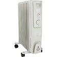 VOLTMAN - Radiateur mobile bain d'huile 2000W - Blanc - Voltman - vignette
