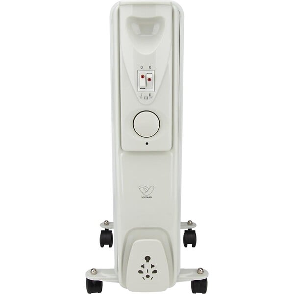 VOLTMAN - Radiateur mobile bain d'huile 2000W - Blanc - Voltman - large