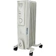 VOLTMAN - Radiateur mobile bain d'huile 1000W - Blanc - Voltman - vignette