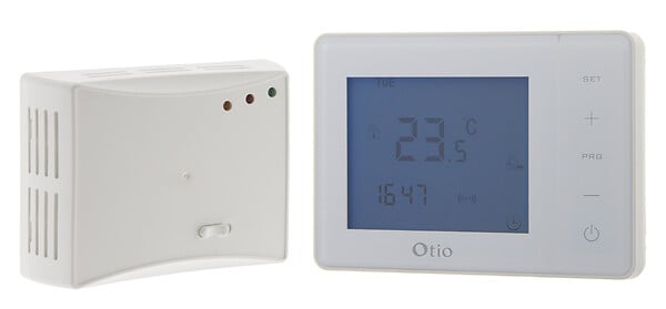 OTIO - Lot de 2 thermostats programmables sans fil - Blanc - Otio - large