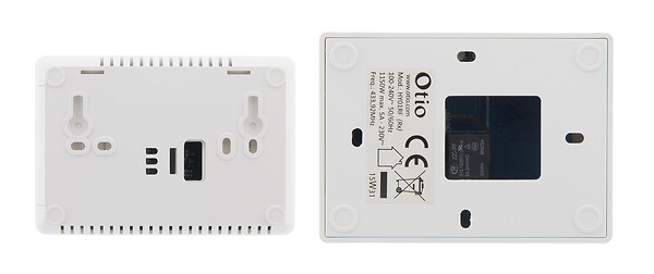 OTIO - Lot de 2 thermostats programmables sans fil - Blanc - Otio - large