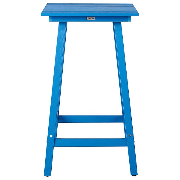 BELIANI - Table de bar de jardin ADIRONDACK 60 cm 59 cm Matière synthétique Bleu - large