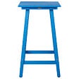 BELIANI - Table de bar de jardin ADIRONDACK 60 cm 59 cm Matière synthétique Bleu - vignette