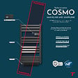 BESTHERM - Sèche-serviette électrique sans fluide avec soufflerie - THOMSON - COSMO 500 + 1000W - Connecté WiFi - noir - NF - vignette