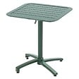 OVIALA - Ensemble table inclinable de terrasse 70 x 70 cm et 2 fauteuils vert - Almada - vignette