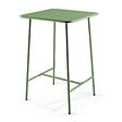 OVIALA - Ensemble table de bar et 2 chaises hautes en métal vert cactus - Palavas - vignette