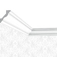 SANS - Corniche plafond Cimaises et plus C15 - 4,5x4,1x200cm (h x p x L) - moulure décorative polymère - vignette