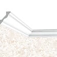 SANS - Corniche plafond Cimaises et plus C15 - 4,5x4,1x200cm (h x p x L) - moulure décorative polymère - vignette