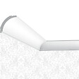 SANS - Corniche plafond Cimaises et plus C13 - 4,5x4,5x200cm (h x p x L) - moulure décorative polymère - vignette