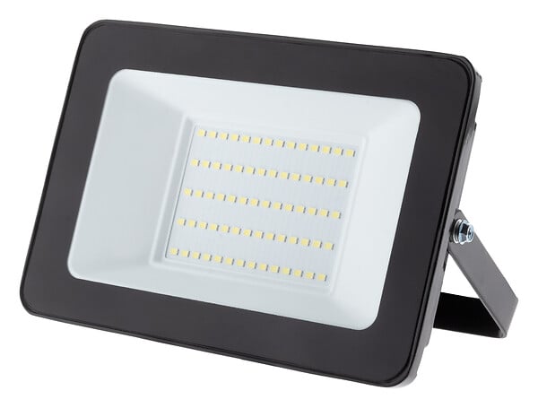 ZENITECH - Lot de 2 projecteurs LED chantier 50W 5000lm IP65 - Noir - Zenitech - large